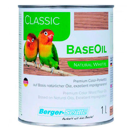 Berger BaseOil Color - Цветное двухкомпонентное масло для дерева 30 цветов
